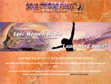 Tablet Screenshot of epicwomenradio.com